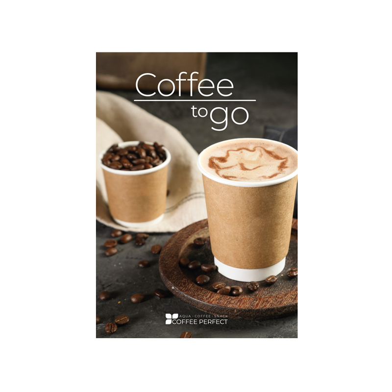 Thekenaufsteller A5 - Coffee to go