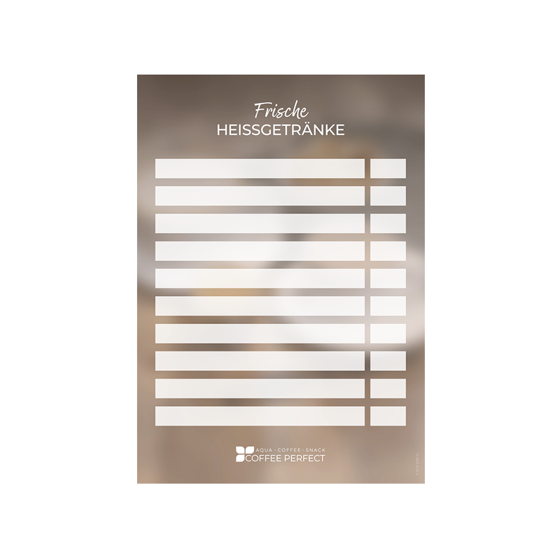 Thekenaufsteller A5 - Gastro