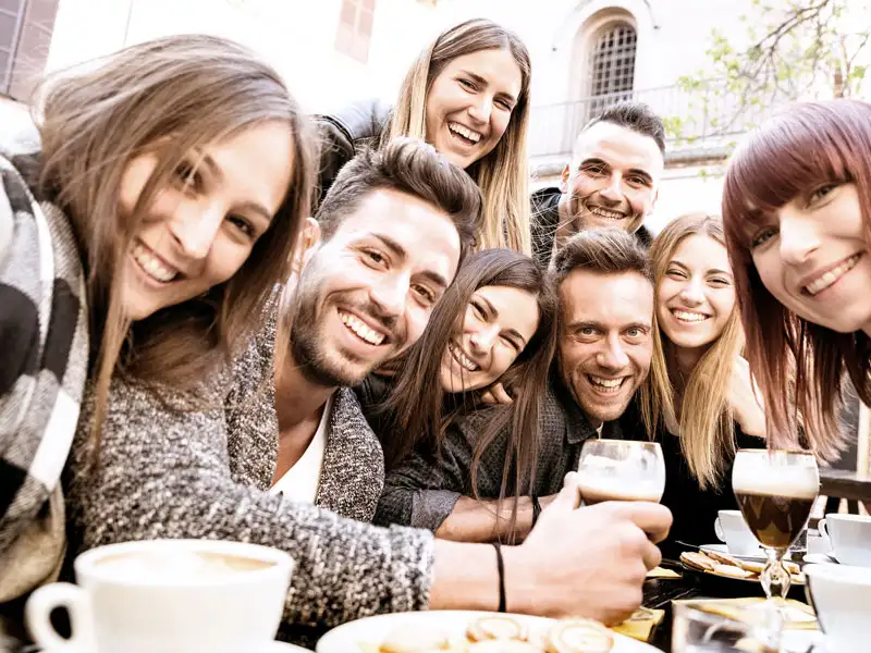Menschen Kaffee Menschen Kaffee