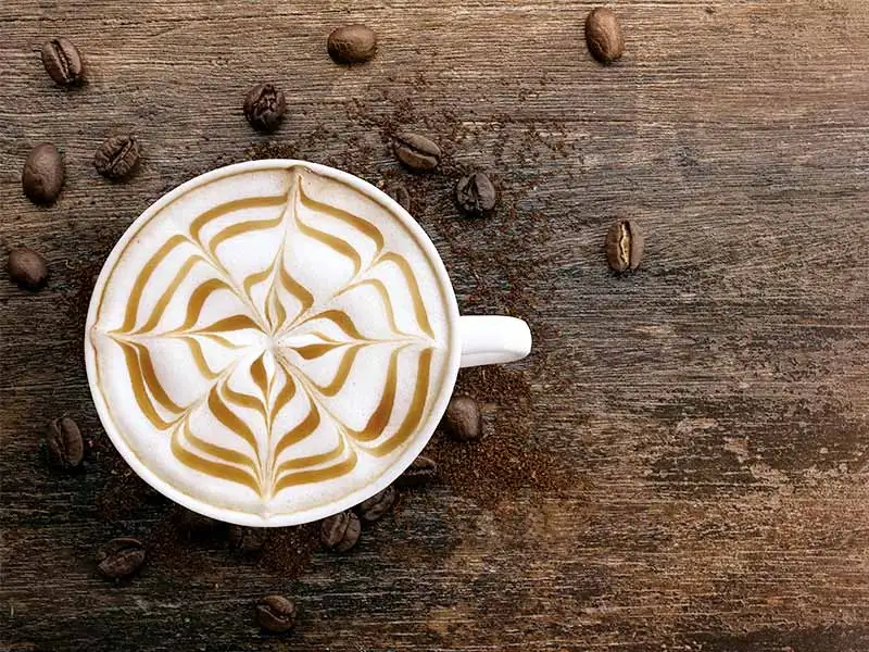 Kaffee mit Milch Kaffee mit Milch