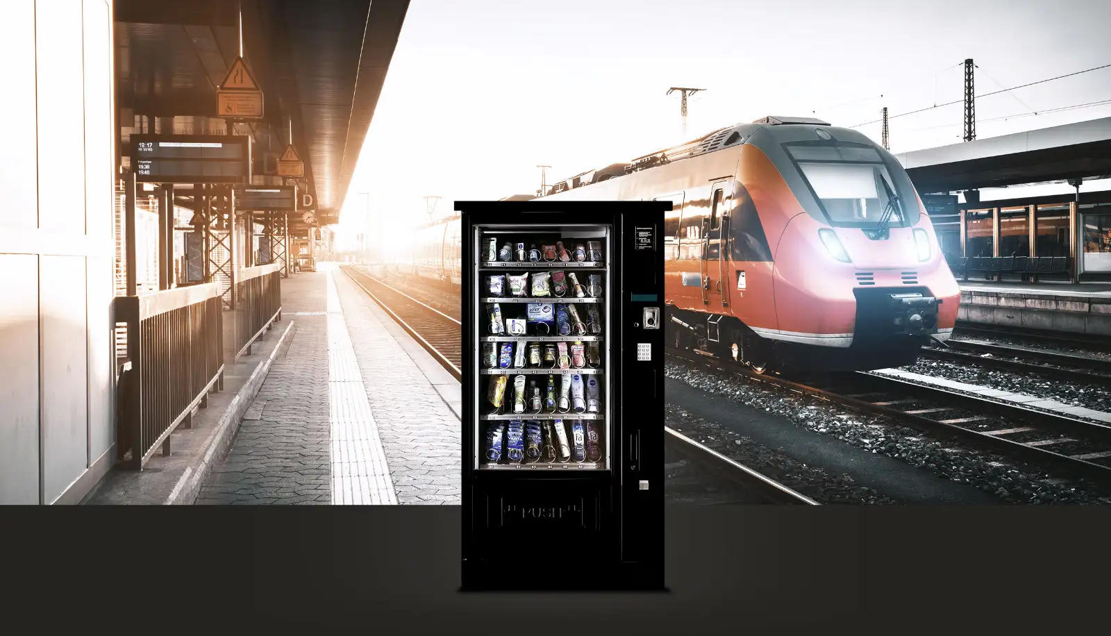 SP80 Snackautomat Bahnhof